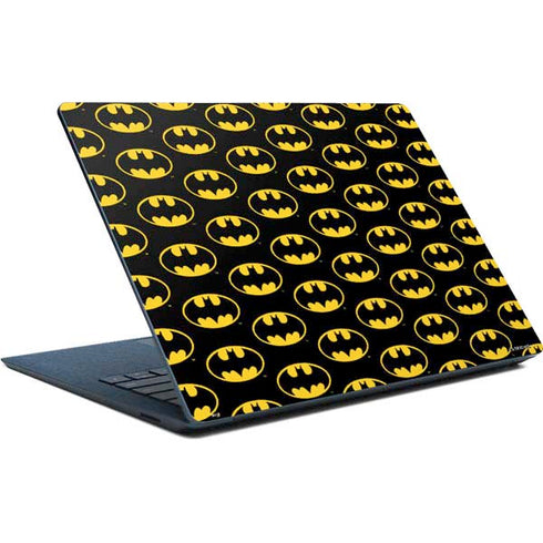 DC Comics Batman Logo Pattern Surface Laptop Skin
